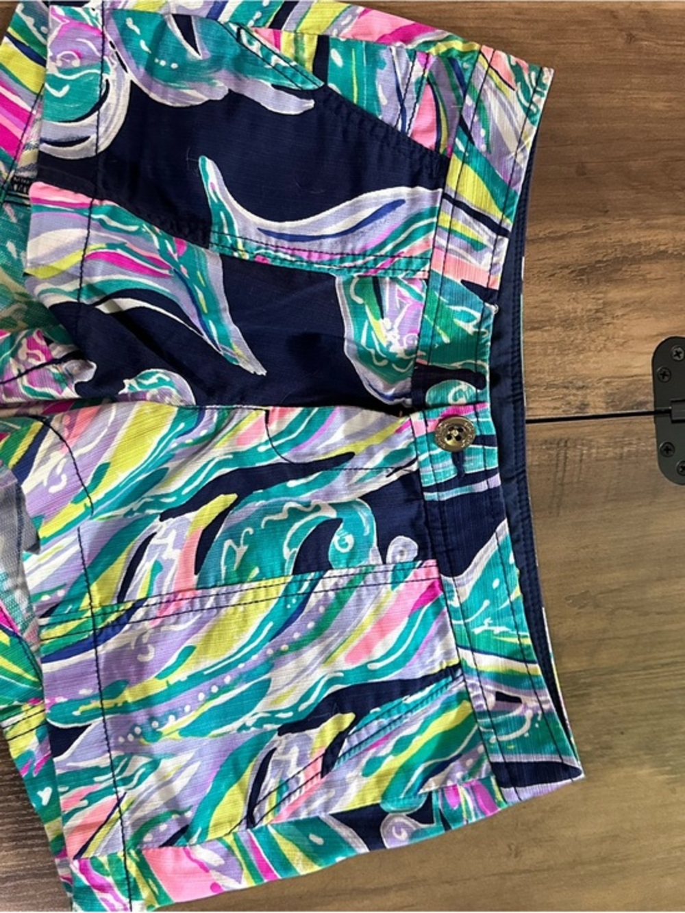 Lilly Pulitzer Navy Shorts with Accents